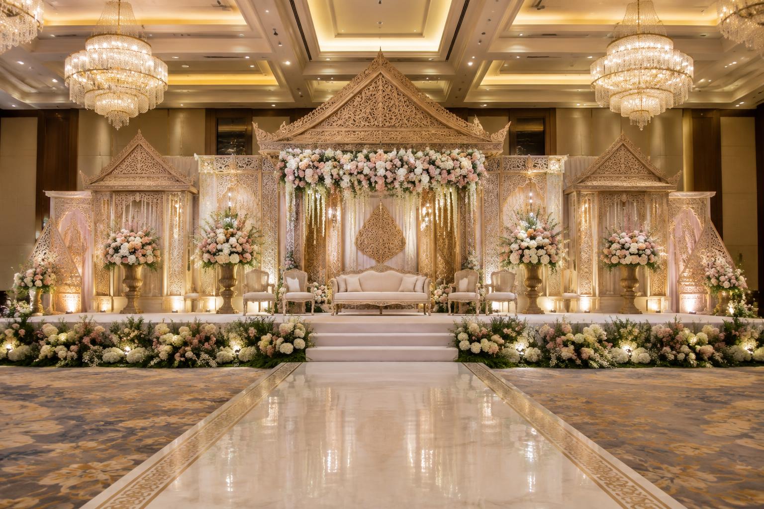 Layout Pelaminan Hotel Santika Depok